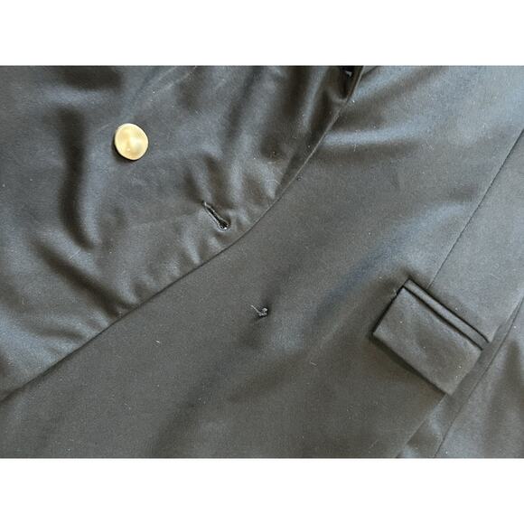 Unique21 Double Breasted Suit Blazer Womens Size XL‎ Black Gold Buttons - Picture 3 of 4